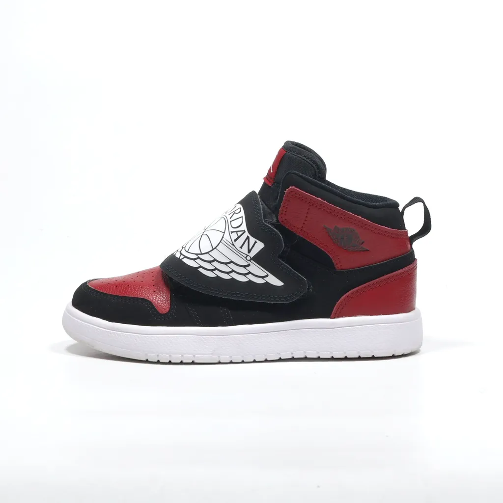 Air Jordan Sky 1 Sneakers Leather Black Color For Kids