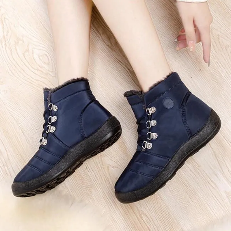 Cuzcare Winter Snow Boots Plush Women Orthopedic Shoes