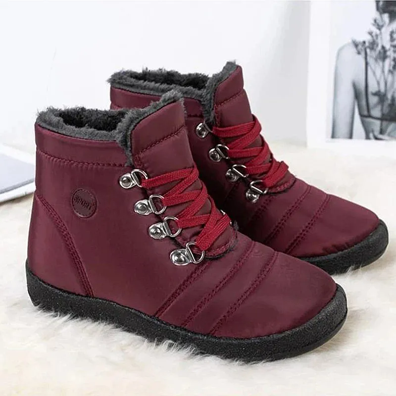 Cuzcare Winter Snow Boots Plush Women Orthopedic Shoes