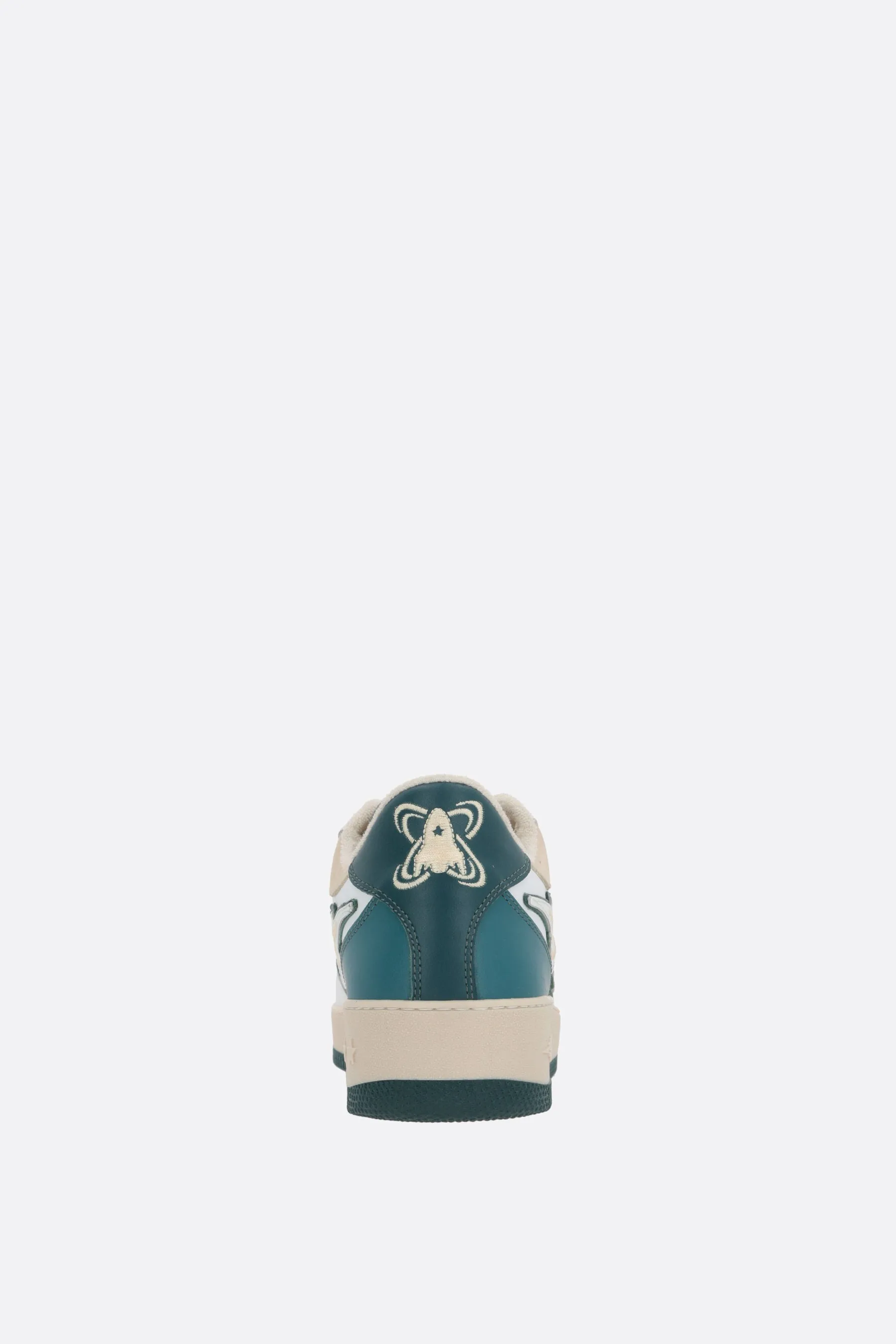 Rocket smooth leather and nabuk sneakers